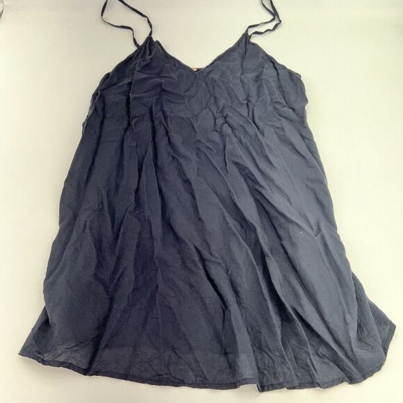 Free People Blue Spaghetti Strap Slip Only Blouse Size Medium - Picture 1 of 3